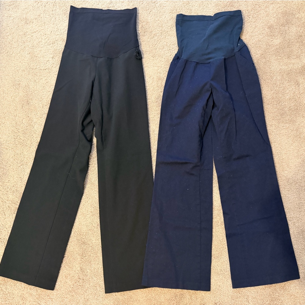 Motherhood Maternity dress Pants in Navy and Black size medium
